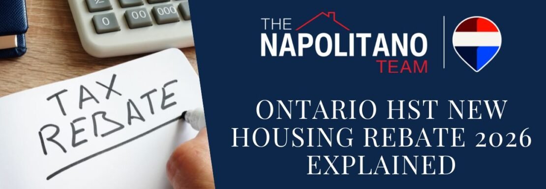 Ontario HST New Housing Rebate 2026 explained for Ontario new home buyers